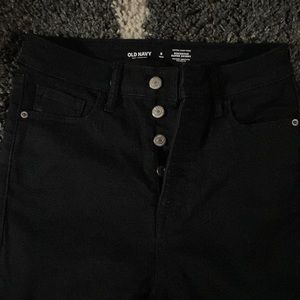 Old Navy extra high rise rockstar super skinny jean- size 8 tall